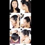 Practical horse tail hairstyle